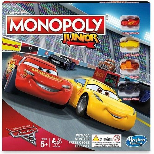 HASBRO MONOPOLY Junior Auta 3 na Arena.pl