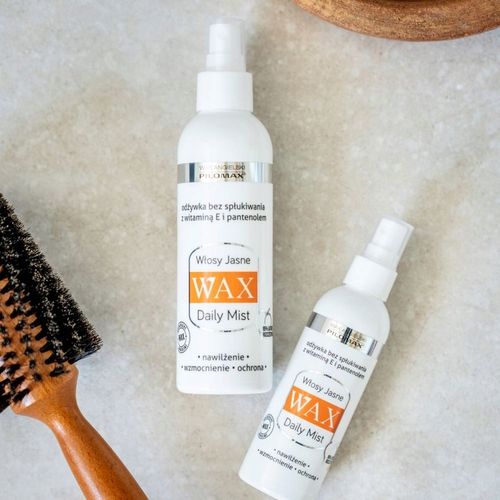 Odżywka do włosów blond bez spłukiwania z termo ochroną do 230°C Wax na Arena.pl