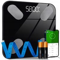 WAGA ŁAZIENKOWA BLUETOOTH SMART 25w1 180Kg ANALITYCZNA INTELIGENTNA +