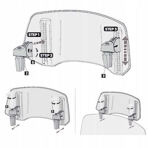 DEFLEKTOR UNIWERSALNY OWIEWKA SZYBKA USTAWIANY CLIP ON 30x13 CM 20764H na Arena.pl
