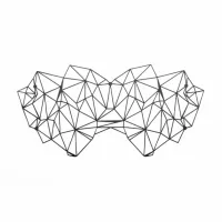 bijoux indiscrets kristine eyemask elegancka maska na oczy czarna