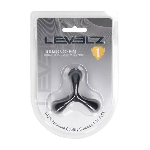 Tri O Ergo Silicone Cockring - Black na Arena.pl