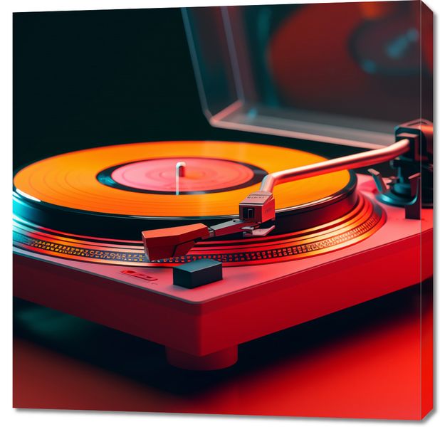 Obraz 90x90cm Retro Granie zdjęcie 1