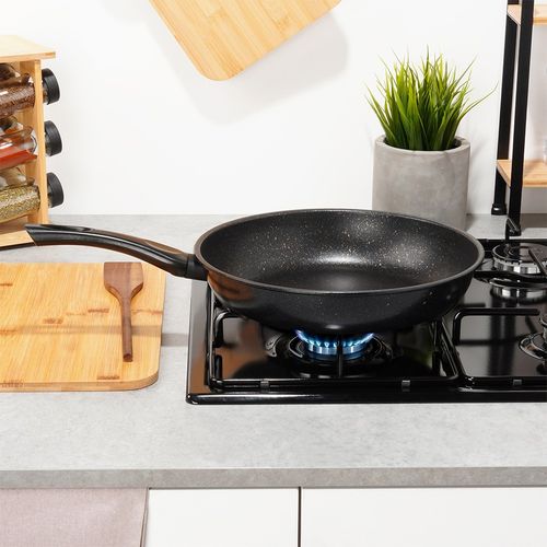 Patelnia granitowa głęboka BASIC LINE 28 cm, 3 l na Arena.pl