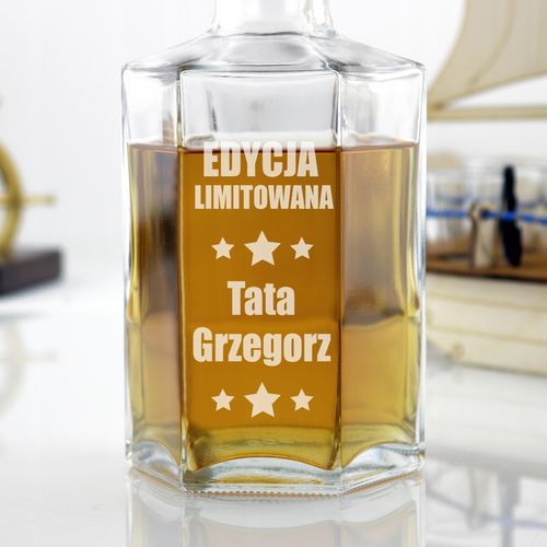 Prezent dla TATY Karafka STATEK MASZTOWIEC grawer NA DZIEŃ OJCA na Arena.pl