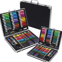 Duży Zestaw Arystyczny Do Malowania Dla Dzieci Plastyczny Walizka Farbki