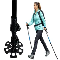 Kijki do chodzenia nordic walking trekkingowe końcówki i pokrowiec
