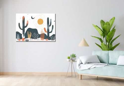 Obraz 100x70cm Kaktusy Przy Dniu na Arena.pl