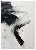 Plakat szary czarny 70x100 cm
