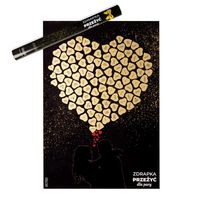 Zdrapka Przeżyć dla Pary plakat bucket list mapa