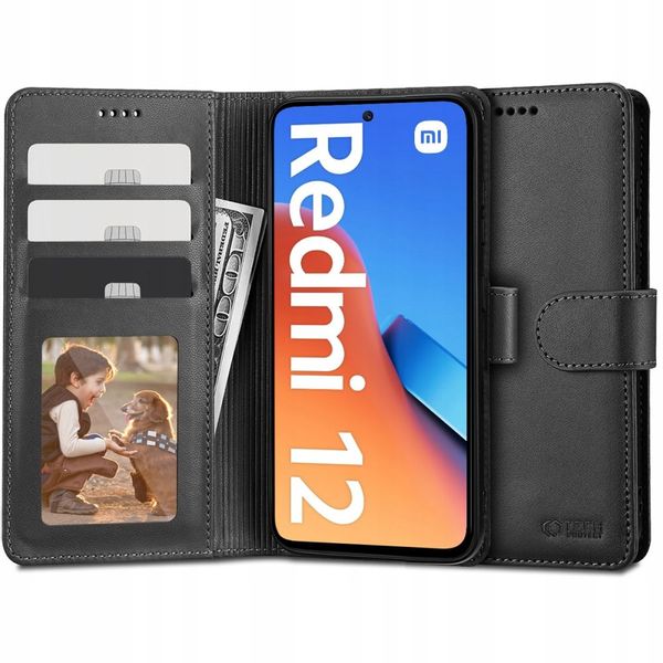 TECH-PROTECT WALLET XIAOMI REDMI 12 BLACK zdjęcie 1