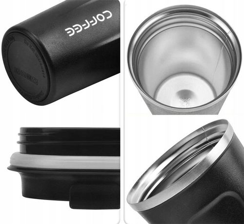 KUBEK TERMICZNY KAWA HERBATA COFFEE TERMOS SZCZELNY 510ML BIAŁY AG369D na Arena.pl