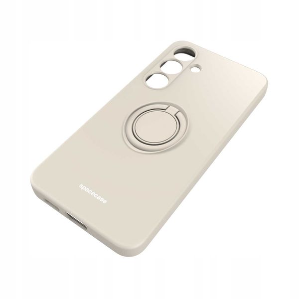 Spacecase Silicone Ring Galaxy S24 Bone zdjęcie 5