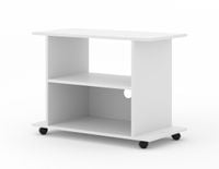 Szafka RTV pod telewizor YOGI stolik na kółkach biały mat