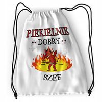 Plecak Dla Szefa Sportowy Szkolny Worek Torba Z Nadrukiem Ze Zdjęciem