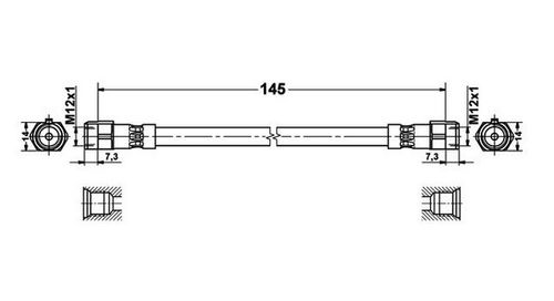 VW Phaeton - Zestaw Przewodów Hamulcowych Teflonowych W Oplocie Stalowym na Arena.pl