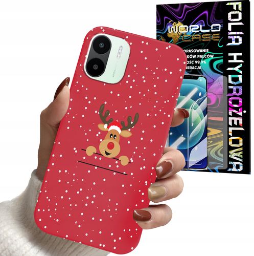 ETUI DO XIAOMI REDMI A2 - ŚWIĄTECZNE WZORY RENIFER MIKOŁAJ + FOLIA na Arena.pl
