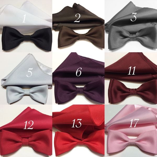 PUDROWY RÓŻ MUCHA Z POSZETKĄ DO UŁOŻENIA zdjęcie 2