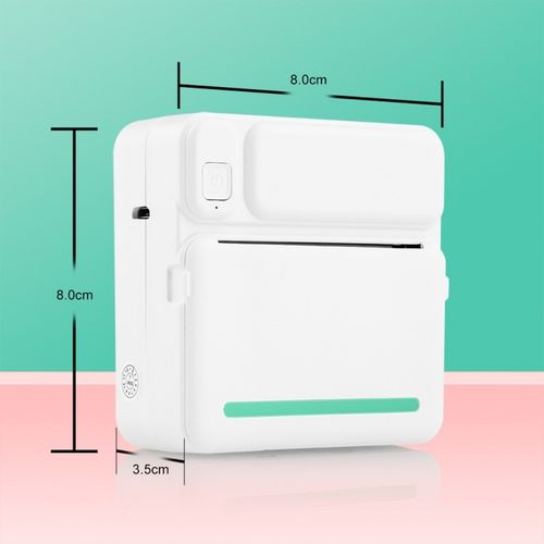 MINI DRUKARKA TERMICZNA DO ZDJĘĆ NOTATEK ETYKIET + 13 ROLEK GRATIS NAKLEJKI na Arena.pl