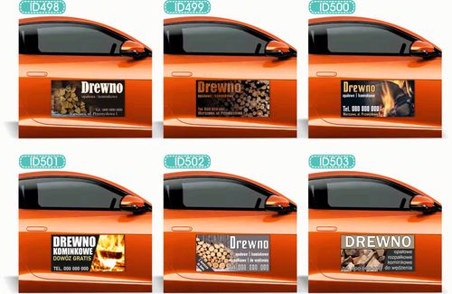 Magnes na auto reklama magnetyczna 60x30 TAXI SZYBKO BEZPIECZNIE na Arena.pl