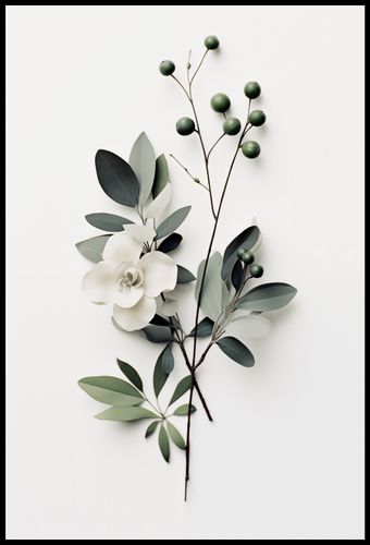 Plakat 68x101cm Papierowy Kwiat na Arena.pl