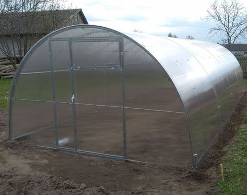 Szklarnia z poliwęglanu Tunel ogrodowy 3,5x12 m profile 20x40 poliwęglan 5mm na Arena.pl