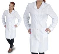 FARTUCH LABORATORYJNY MEDYCZNY 100% BAWEŁNA S