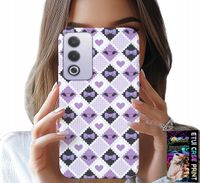 ETUI DO OPPO A80 5G - MODNE SERCA KOKARDKI KOKARDA + FOLIA