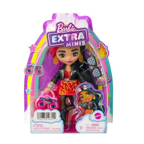 MATTEL BARBIE EXTRA MINIS MODNA LALKA SUKIENKA W PŁOMIENIE +AKCESORIA HKP88 na Arena.pl