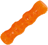 KERBL gryzak patyk TPR mocna gumowa zabawka psa kość piszcząca kij 18 cm