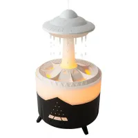 Nawilżacz powietrza dyfuzor zapachowy lampa w kształcie ufo z pilotem