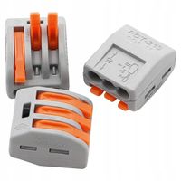 ZESTAW 50 SZT. SZYBKOZŁĄCZKA Uniwersalna NA DRUT LINKĘ LINKA 0,2-4 mm²