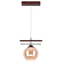 AGAT 2326/Z-B-1/KZ Brązowa lampa wisząca - Nowoczesna, 1xE27