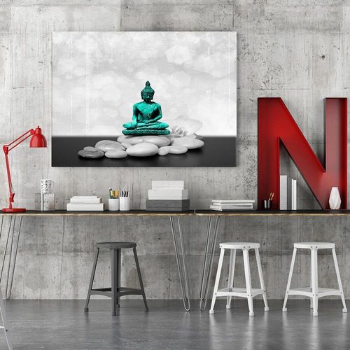 Deco Panel, Budda na kamieniach zen 60x40 na Arena.pl