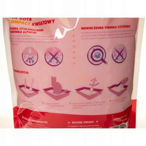 STRONG PETS Żwirek Silikonowy Dla Kota Drobny Compact Kwiatowy 7,6L na Arena.pl