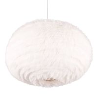 Lampa wisząca Furry R31581901 kulista pluszowa biały