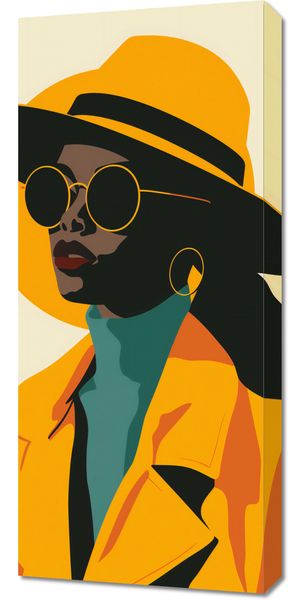 Obraz 40x90cm Żółta Stylowość zdjęcie 1