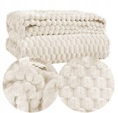 CIEPŁY KOC 160x200 WYTŁACZANY MIĘKKI NARZUTA POLAROWY WYBÓR KOLORÓW