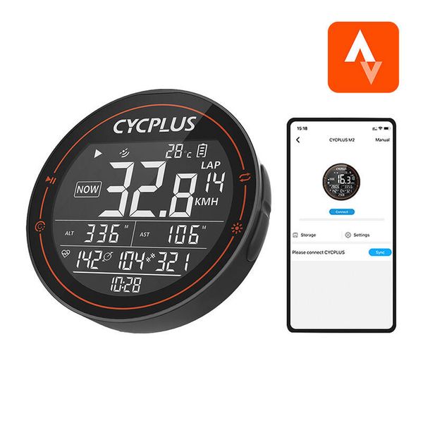 Komputer Rowerowy Cycplus M2 GPS ANT+ Strava 35h IPX6 zdjęcie 1