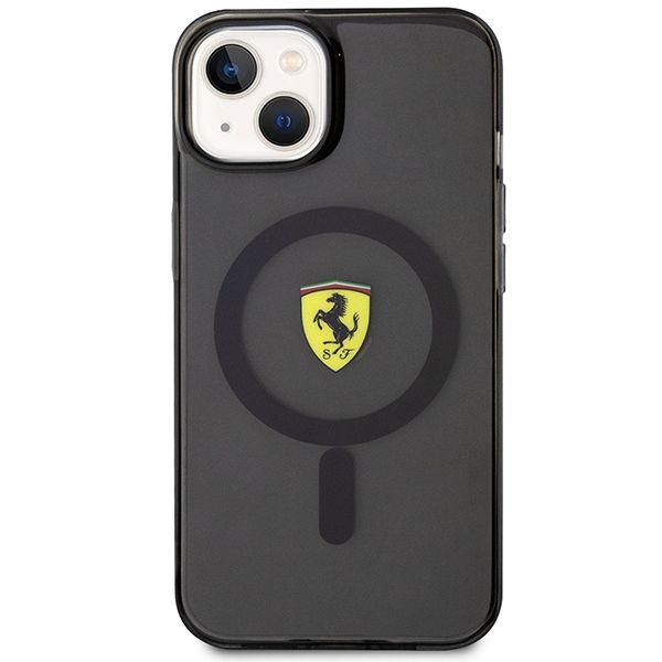 Etui Ferrari do iPhone 15 Plus, iPhone 14 Plus, Czarny MagSafe zdjęcie 3