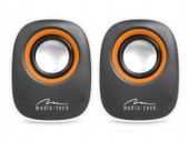 Głośniki komputerowe 2.0 zasilane USB MEDIA-TECH
