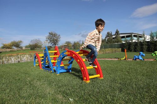 plac zabaw go ogrodu King - niebieski na Arena.pl