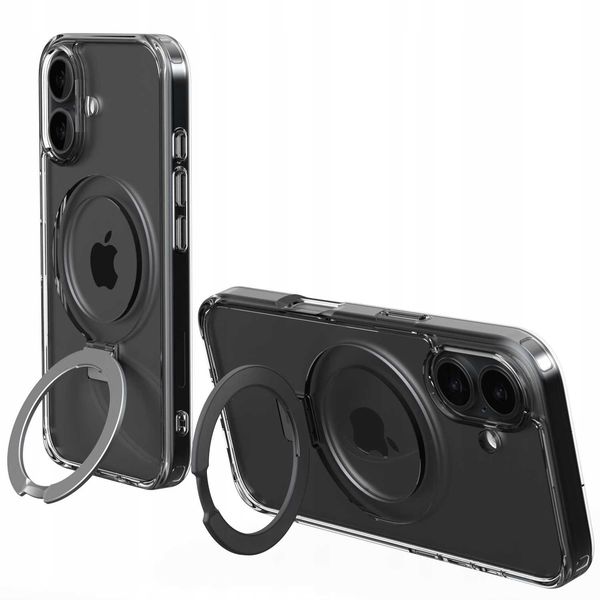 Spacecase Ring Pro Mag Iphone 16 Clear zdjęcie 5