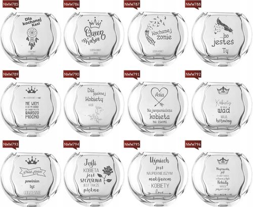 Wazon z grawerem PREZENT na urodziny 30 40 50 60 na Arena.pl