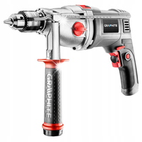 Wiertarka udarowa dwubiegowa 1050W WALIZKA Graphite 58G722