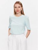 MSCH Copenhagen T-Shirt Tiffa 17329 Błękitny Regular Fit XS-S