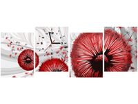 45CM 120CM ZEGAR 4 ELEM CZERWONE DMUCHAWCE 2 ŚCIENNY