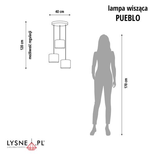 Kaskadowa lampa wisząca nad stół PUEBLO na Arena.pl