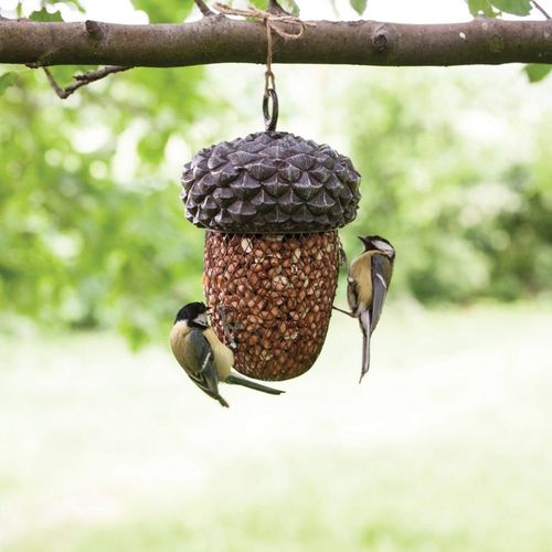 Nowoczesny wiszący KARMNIK ŻOŁĄDŹ dla ptaków na ziarno karmę taras na Arena.pl