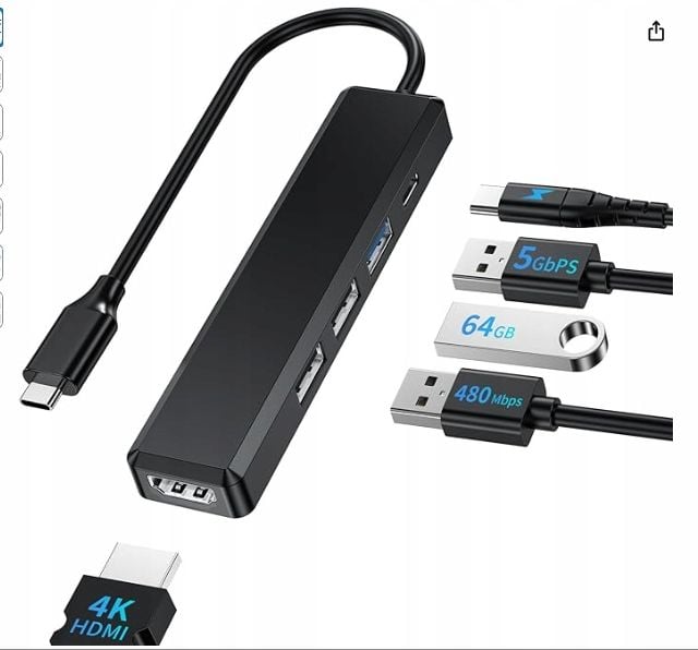 H4296 Hub USB C BHHB HDMI, 4K zdjęcie 1
